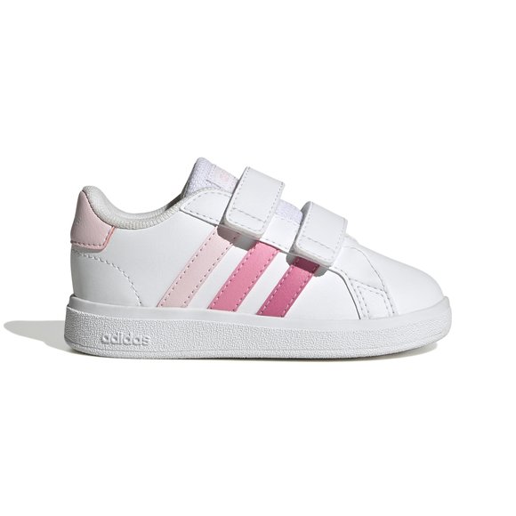 Βρεφικά Αθλητικά Παπούτσια για Κορίτσια Adidas Grand Court Pink - ΛΕΥΚΟ