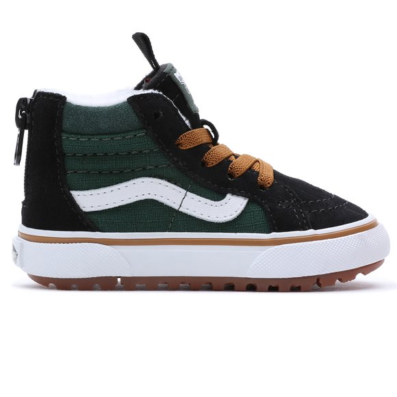 VANS Βρεφικά Sneakers Παπούτσια Vans Sk-8 Mid Black/Green - ΠΡΑΣΙΝΟ