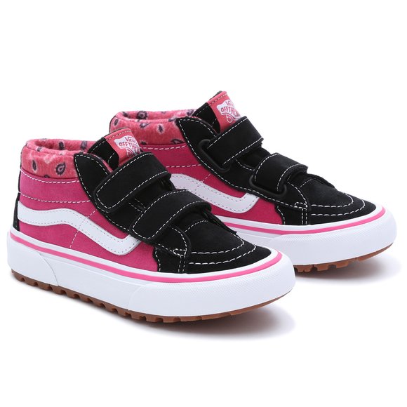 Παιδικά Sneakers Παπούτσια Vans Sk-8 Mid Reissue V Mte Black/Pink - ΡΟΖ φωτογραφία