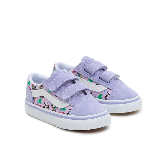 Βρεφικά Παπούτσια Vans Td Old Skool για Κορίτσια Purple Panda - ΜΩΒ