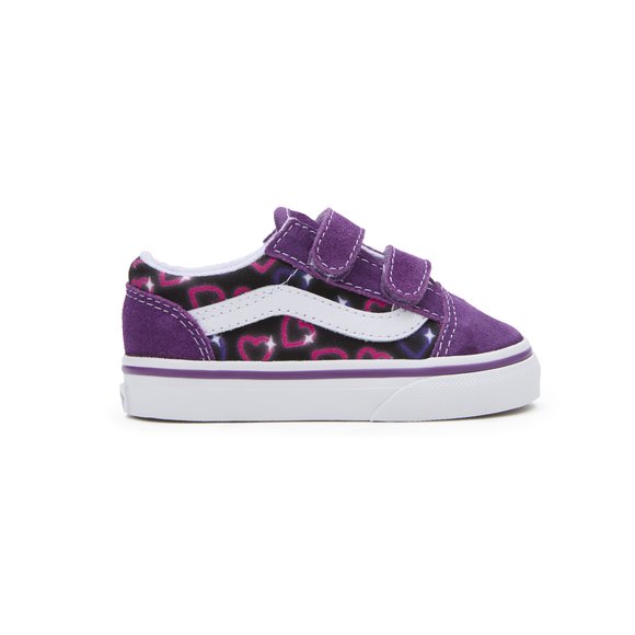 Βρεφικά Παπούτσια VANS για Κορίτσια Old Skool Purple Heart - ΜΩΒ